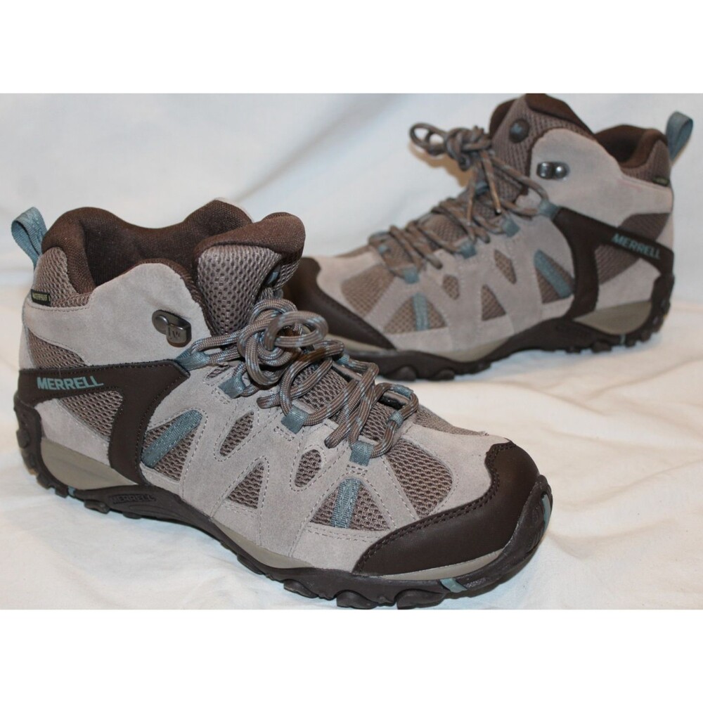 MERRELL Women's Deverta 2 Mid Waterproof Hiking Boot Brown Sz 10 NIB
